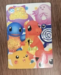 Pocket Monsters #326 Vending Prism Vintage Pokemon Charmander Pikachu Snorlax Nm - Image 2
