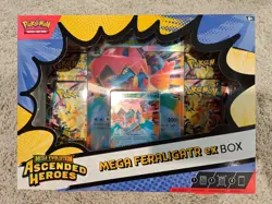 🔥Pokemon TCG Ascended Heroes Mega Feraligatr ex Box📈 - Image 1