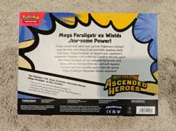 🔥Pokemon TCG Ascended Heroes Mega Feraligatr ex Box📈 - Image 2