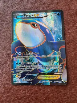 Pokemon TCG Kyogre-EX Dark Explorers 104/108 Holo Full Art Ultra Rare - Image 1
