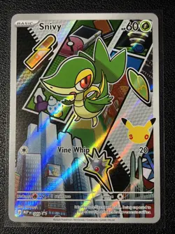 Snivy 049 Promo ME: Mega Evolution Promo Pokemon Holo Near Mint First Partner - Image 1