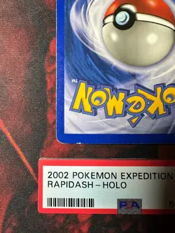 2002 POKEMON EXPEDITION #26 RAPIDASH-HOLO PSA 6 LP - Image 3