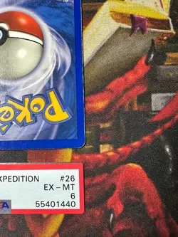 2002 POKEMON EXPEDITION #26 RAPIDASH-HOLO PSA 6 LP - Image 4