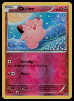 Clefairy 50/83 Common Generations Pokemon Reverse Holo Lightly Played - Image 1
