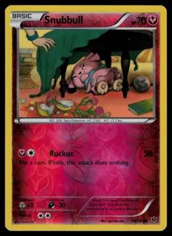 Snubbull 68/124 Common Fates Collide Pokemon Reverse Holo Lightly Played - Image 1