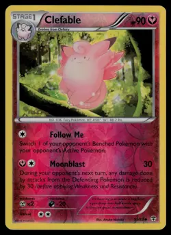 Clefable 51/83 Uncommon Generations Pokemon Reverse Holo Lightly Played - Image 1