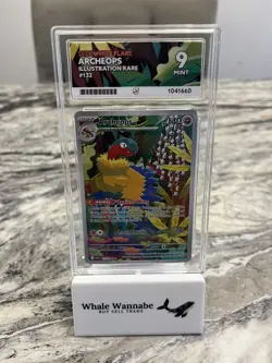 Archeops Holo White Flare Card 132/086 Sv: White Flare Graded 9 - Image 1