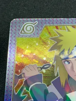 Minato Namikaze GMK-09 NARUTO Card Game TCG Holo BANDAI 2023 Promo Japanese Rare - Image 2