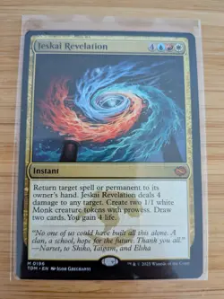 MTG Jeskai Revelation 0196 Tarkir: Dragonstorm M/NM Free UK P&P - Image 1