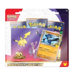 Pokemon Tcg: 30th Celebration Tech Sticker both versions + Knock Out Collection - Image 3