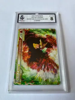 PSA MGC 2010 HOLO POKEMON HO-OH LEGEND HEARTGOLD & SOULSILVER GRADE 8 111/123 - Image 1