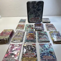 (RARE) Yu-Gi-Oh Collectible Tin 2013 Tidal Dragon Ruler w empty packs - Image 2