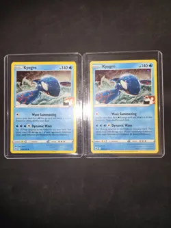 036/159 Kyogre Prize Pack Series 4 Stamped Pokemon Crown Zenith Cosmos x2 Holo - Image 2