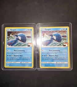 036/159 Kyogre Prize Pack Series 4 Stamped Pokemon Crown Zenith Cosmos x2 Holo - Image 3