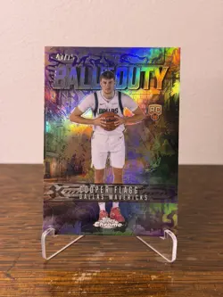 2025-26 Topps Chrome Cooper Flagg Ball Of Duty Purple Refractor /75 BD-21 - Image 1