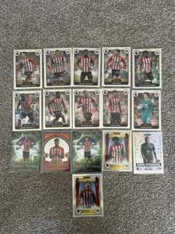 Complete Sunderland Topps Merlin Set & All Inserts PremierLeague Rookies - Image 1
