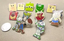 Disney Pins Lot Of 11 Toy Story Hidden Mickey Woody Buzz Lotso Alien Rex Hamm - Image 3