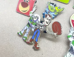 Disney Pins Lot Of 11 Toy Story Hidden Mickey Woody Buzz Lotso Alien Rex Hamm - Image 4