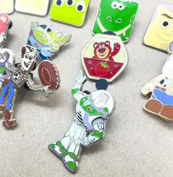 Disney Pins Lot Of 11 Toy Story Hidden Mickey Woody Buzz Lotso Alien Rex Hamm - Image 5
