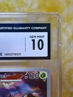 Toedscruel 185/182 Pokemon Sv04 Paradox Rift Illustration Rare CGC 10 Gem Mint - Image 4