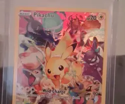 Pikachu Secret Rare 160/159 Crown Zenith Full Art Holo Card Pokemon TCG - Image 3
