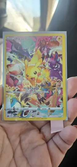 Pikachu Full Art Holo Secret Rare 160/159 Crown Zenith Pokemon TCG Card (3) - Image 1