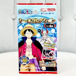One Piece Trading Sticker SEALED PROMO Pack Japanese Card Tcg Game Booster Rare - Image 1