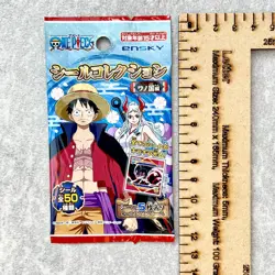 One Piece Trading Sticker SEALED PROMO Pack Japanese Card Tcg Game Booster Rare - Image 3
