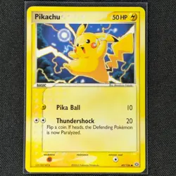 Pikachu - 60/106 - Common - Emerald - Pokemon Card - HP - Image 1