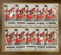 One Piece [English] Round 1 Bandai Promo Pack 10 Sealed Card Packs! *In Hand* - Image 1