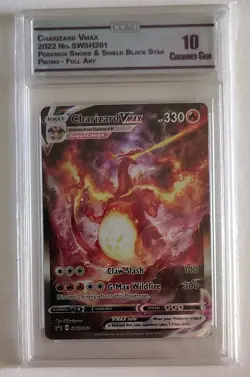 Pokemon Charizard VMAX SWSH261 Sword & Shield Promo Full Art Holo Card - Image 3