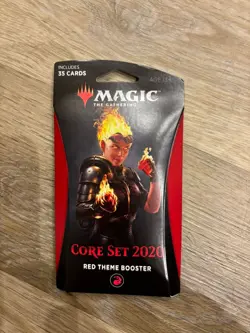 MtG Magic the Gathering CORE SET 2020 Red Theme Booster Pack - Image 1