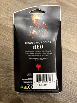 MtG Magic the Gathering CORE SET 2020 Red Theme Booster Pack - Image 2