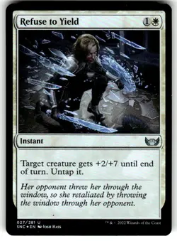 Refuse to Yield 27 Uncommon Streets of New Capenna Magic: The Gathering Foil NM - Image 1