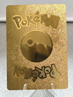 Pokemon Dragonite V 760hp Gold Foil Fan Art Collector Card TCG - Image 2