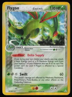 2006 EX - Holon Phantoms Flygon LP/NM Stage 2/Rare Holo #7 - Image 1