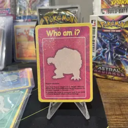 2004 Pokemon Golem AND Geodude Funskool Who am iU Golem #076 D 05 -2004 NM - Image 1