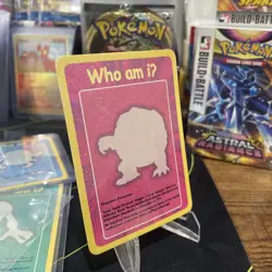 2004 Pokemon Golem AND Geodude Funskool Who am iU Golem #076 D 05 -2004 NM - Image 2