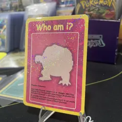 2004 Pokemon Golem AND Geodude Funskool Who am iU Golem #076 D 05 -2004 NM - Image 3