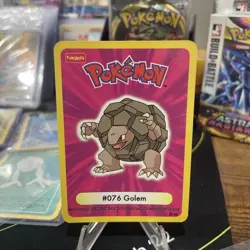 2004 Pokemon Golem AND Geodude Funskool Who am iU Golem #076 D 05 -2004 NM - Image 4