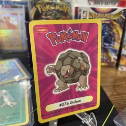 2004 Pokemon Golem AND Geodude Funskool Who am iU Golem #076 D 05 -2004 NM - Image 5
