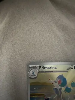 Pokemon Primarina 088/084 Pitch Black Illustration Rare Holo English HP 150 - Image 3