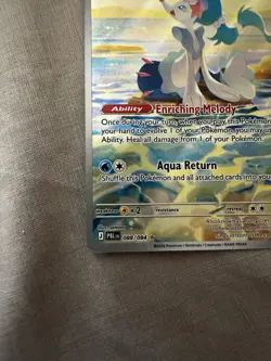 Pokemon Primarina 088/084 Pitch Black Illustration Rare Holo English HP 150 - Image 4