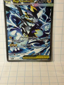 Mega Zeraora EX PB1 114/084 Holo Rare English Pokemon TCG Card HP 270 - Image 4