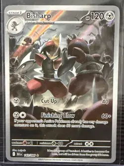 Bisharp 143/086 Sv: Black Bolt Illustration Rare Holo English 2025 120HP - Image 1