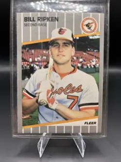Bill Ripken 1989 Fleer #616 FF Error Card Black Scribble On Bat Knob 🔥 Orioles - Image 1