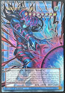 YuGiOh! Magician of Dark Chaos - Black Chaos Extended Art CORI-EN027 Ultra Rare - Image 1