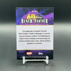BLACK PANTHER 2026 Topps Chrome Marvel Comics 60 Years ORANGE WAVE #13/25 - Image 2
