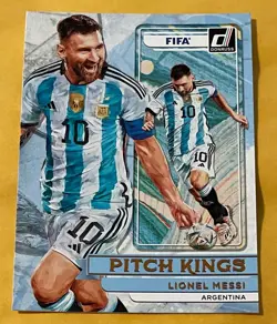 2022-23 Panini Donruss FIFA Lionel Messi Pitch Kings #1 Argentina⚽ “GOAT”🔥 - Image 2