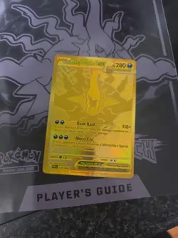 Mega Darkrai EX 120/084 Hyper Rare Gold Full Art Holo Pokemon TCG English - Image 1
